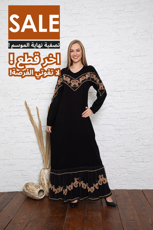 فستان نسائي - لون اسود
